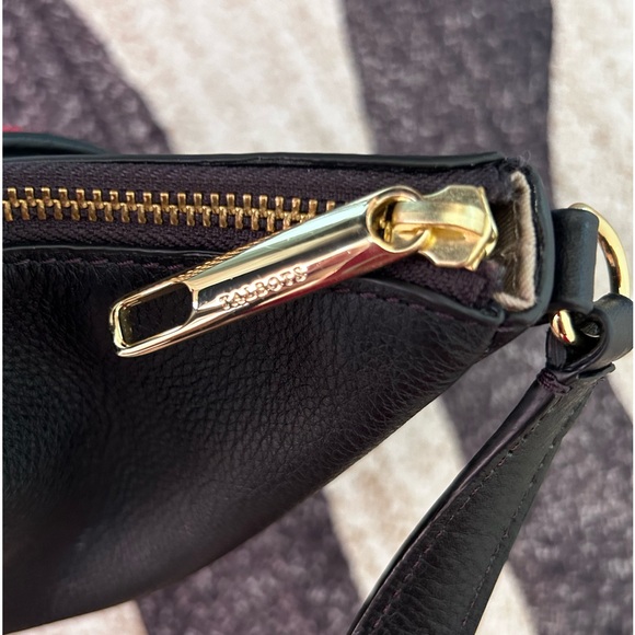 Talbots greenwich leather and plaid shoulder bag - Picture 7 of 7